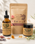 Full Spa Bundle - Body Butter + Glow Oil + Bath Bag