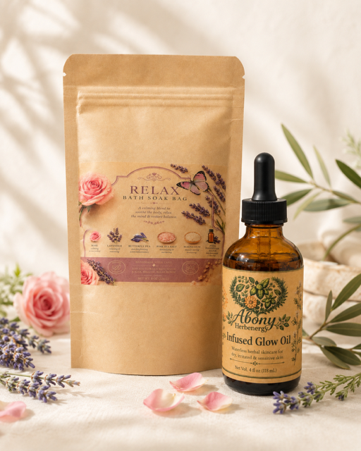 Mini Self-Care Set - Bath Soak + Glow Oil